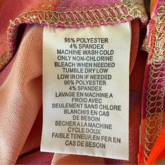 Trina Turk Off Shoulder Paisley Sleeveless Dress Stretch Tropical Boho Vacay S - Picture 6 of 7